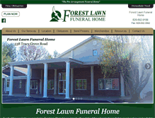 Tablet Screenshot of forestlawnhendersonville.com